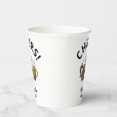 カスタム3つの応援ビール 紙コップ (右)