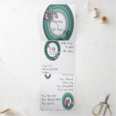 カスタム3つ折り文字折り結婚式招待状 三つ折り招待状 (内部)