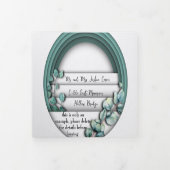 カスタム3つ折り文字折り結婚式招待状 三つ折り招待状 (カバー)