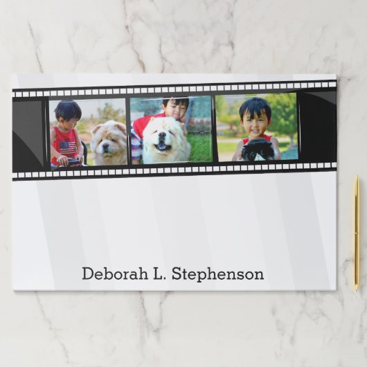 カスタム3の写真パーソナライズな色の写真の机のマット ペーパーパッド (インサイチュ)