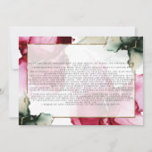 カスタム3クリスティーヌヴォウズセージピンク抽象芸術 (正面)