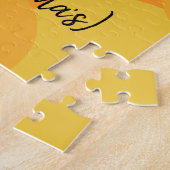 カスタム3スクウェア写真コラージュNo Place Like Home ジグソーパズル (側面)