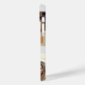 カスタム3セクション家族の写真コラージュ灰色のフレーム Case-Mate iPhoneケース (裏面 / 左)