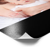 カスタム3セクション家族フォトコラージブラックフレーム フォトプリント            (角)