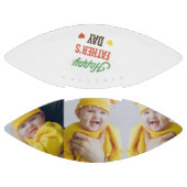 カスタム3パーソナライズされた写真父の日 アメリカンフットボール (パネル)