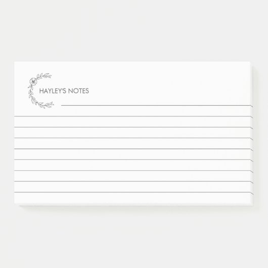 カスタム3パーソナライズされたM Post-It®注記 ポストイット (正面)