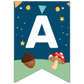 カスタム3フォトキャンプ誕生日キャンプアウトパーティー バンティングフラッグ (第3の旗)