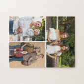 カスタム3フォトコラージュ ジグソーパズル (横)