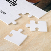 カスタム3家族写真コラージュ ジグソーパズル (側面)