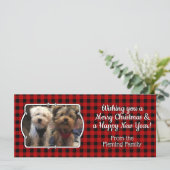 カスタム3枚の写真カントリー赤水牛チェックプライド (スタンド正面)