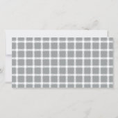 カスタム3枚の写真コラージュ ハッピー バレンタインデー ファミリー シーズンカード (裏面)