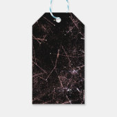 カスタム3枚の写真ハッピーバレンタイン ギフトタグ (裏面)