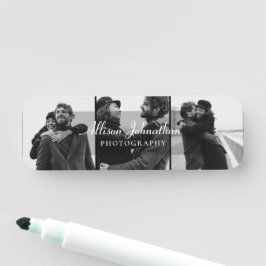 カスタム3枚の写真モダン台写真 名札