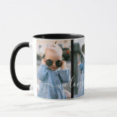 カスタム3枚の写真I Love You Mommy Mug マグカップ (左)