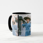 カスタム3枚の写真I Love You Mommy Mug マグカップ (正面左)