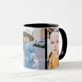 カスタム3枚の写真I Love You Mommy Mug マグカップ (正面右)