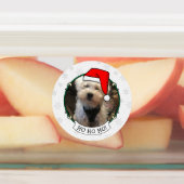 カスタム3枚フォトペットクリスマスサンタハット ラベル (貼付)