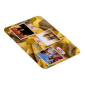 カスタム3枚フォト文字シルクサンフラワーズデコップページ マグネット (右側)