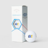 カスタム3色の文字付きゴルフボール ゴルフボール (パッケージング)