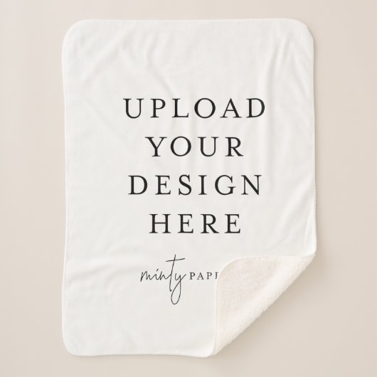 カスタム30インチx 40インチSherpaブランケット、小型 シェルパブランケット (正面)