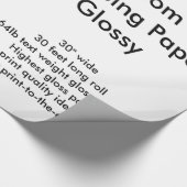 カスタム30'光沢のある包装紙ロール ラッピングペーパー (角)