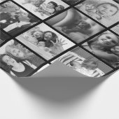 カスタム30枚の写真コラージギフトを作成 ラッピングペーパー (角)