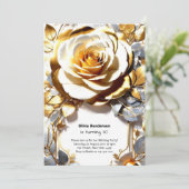 カスタム30歳の誕生日招待状 招待状 (スタンド正面)