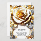 カスタム30歳の誕生日招待状 招待状 (正面/裏面)