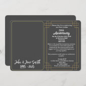 カスタム30thパールジュビリー記念招待状 シーズンカード (正面/裏面)