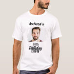 カスタム30th Birthday Crew Tシャツ<br><div class="desc">30歳の誕生日クルーカスタムTシャツとスタイルで30番！チームと祝一緒に過ごすのに最適な、このティーはパーソナライズされた、あなたのマイルストーンの瞬間を忘れられない。快適でスタイリッシュユニークな</div>