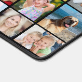 カスタム32フォトコラージブラック デスクマット (コーナー)