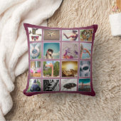カスタム32フォトコラージュInstagram枕 クッション (ブランケット)