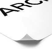 カスタム36パーソナライズされた"x24"アーカイブ紙ポスター ポスター (角)