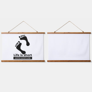 カスタム36"x26"水平（横）、2つのセット 吊り下げ型タペストリー