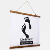 カスタム36"x26"水平（横）、2つのセット 吊り下げ型タペストリー (傾斜あり)