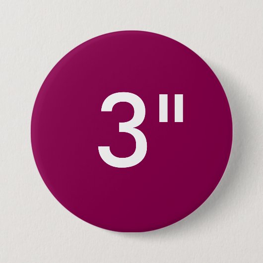 カスタム3"インチの大きい円形のバッジのブランクのテンプレート 缶バッジ (正面)