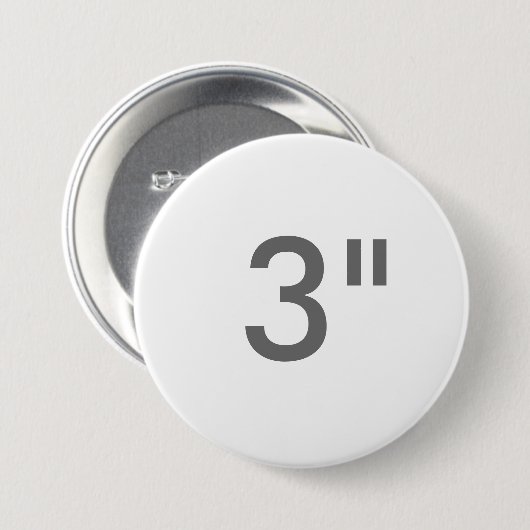 カスタム3"インチ大きい円形ボタンのブランクのテンプレート 缶バッジ (正面&裏面)