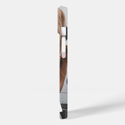 カスタム3 Photo Collage Monogramの名前と引用文 Case-Mate iPhoneケース (裏面 / 左)