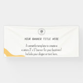 カスタム3' x 5'屋外ビジネスバナー 横断幕 (横)