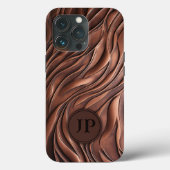 カスタム3D銅金属溶融波メンズ Case-Mate iPhoneケース (裏面)