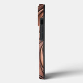 カスタム3D銅金属溶融波メンズ Case-Mate iPhoneケース (裏面 / 左)