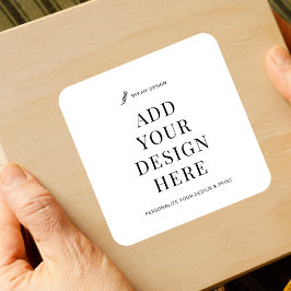 カスタム3x3"正方形の製品ラベルを印刷 スクエアシール