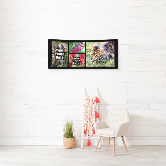 カスタム4の写真のコラージュの横の写真 横断幕 (インサイチュ)