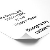 カスタム4インチx 4インチフォトプリントテンプレート フォトプリント            (角)