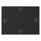 カスタム4サークルロゴ会社ビジネスレストラン テーブルクロス (正面(横))