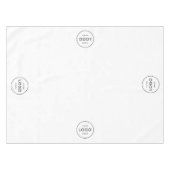 カスタム4サークルロゴ会社ビジネスレストラン テーブルクロス (正面(横))