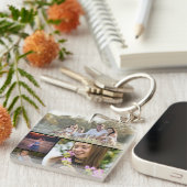 カスタム4フォトアクリル酸キーチェーン キーホルダー (正面右)