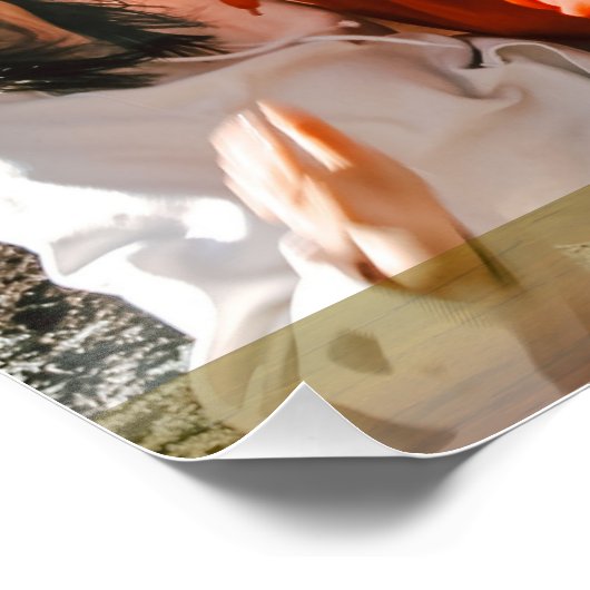 カスタム4フォトコラージシスターBFF引用文Keepsake ポスター (コーナー)