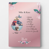 カスタム4フォトコラージュ8周年記念BF&Gf フォトプラーク (正面)