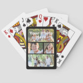 カスタム4フォトコラージュ トランプ (裏面)